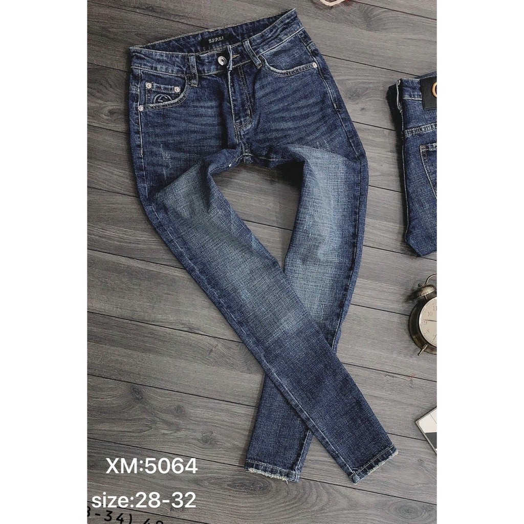 Quần jean nam chất bò cao cấp xanh mẫu mới co giãn AHFASHION | BigBuy360 - bigbuy360.vn