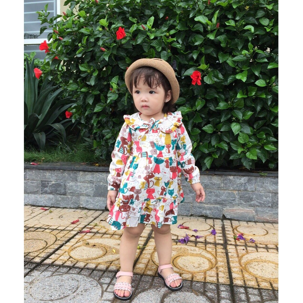 Váy chất kate dành cho bé 8 - 18 kg-thanh lý
