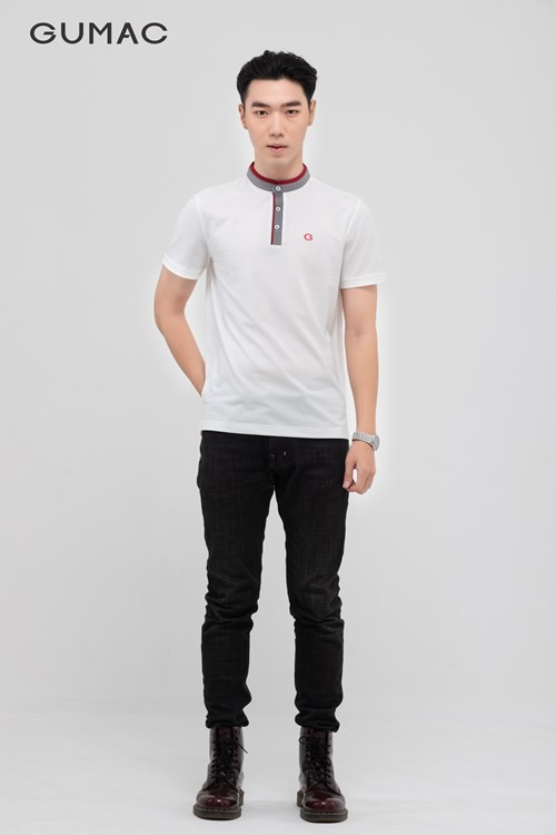 [Mã WABRGD12 giảm 10% đơn 250K] Áo polo nam cổ trụ phối màu GUMAC kiểu dáng lịch lãm, nhiều màu ATNB398 | BigBuy360 - bigbuy360.vn