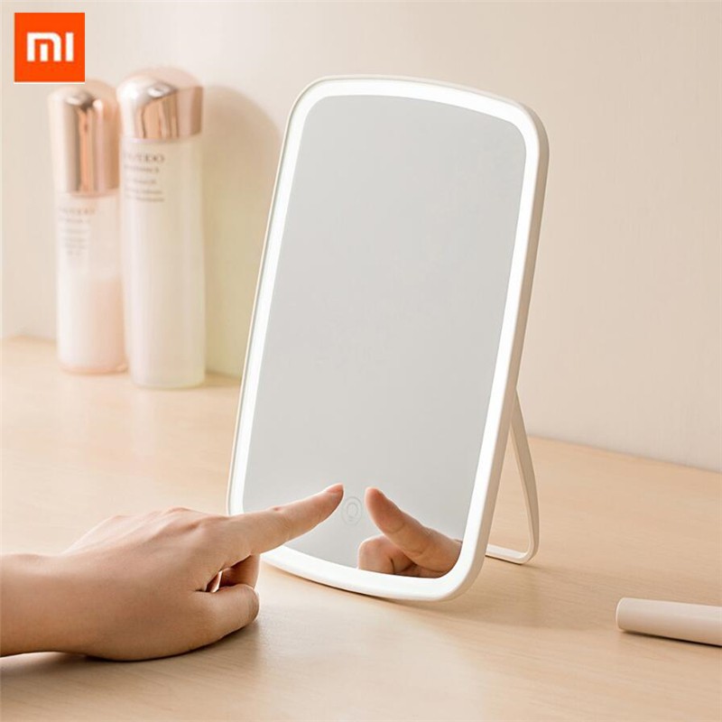 Gương trang điểm Xiaomi Youpin Jordan &amp; Judy có đèn LED cảm ứng HD 3 màu tiện dụng