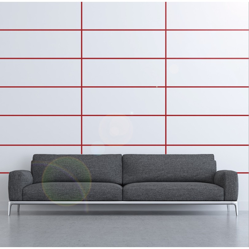 Cuộn chỉ dán viền trang trí tường XANH, ĐỎ, CAM, ĐEN 0.5cm x 50m dài