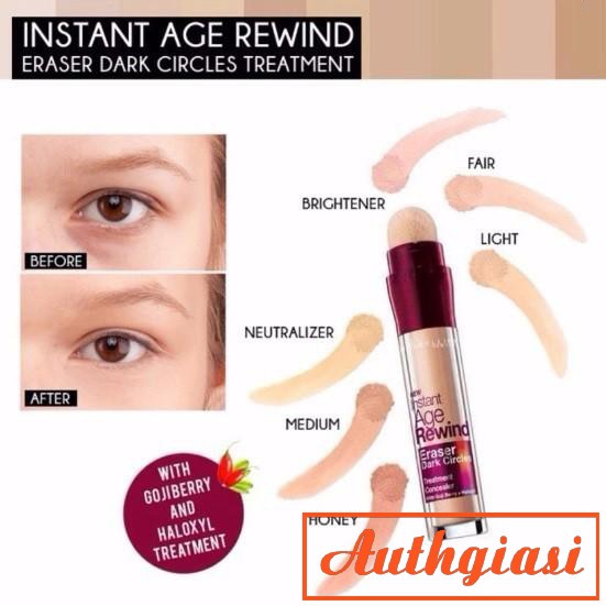 Bút che khuyết điểm Maybelline Instant Age Rewind giúp che phủ hoàn hảo