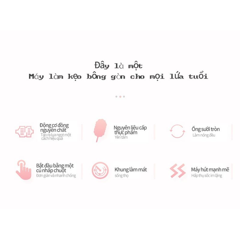 Máy Làm Bông Gòn -CHÍNH HÃNG MINI,TIỆN LỢI,THÔNG MINH