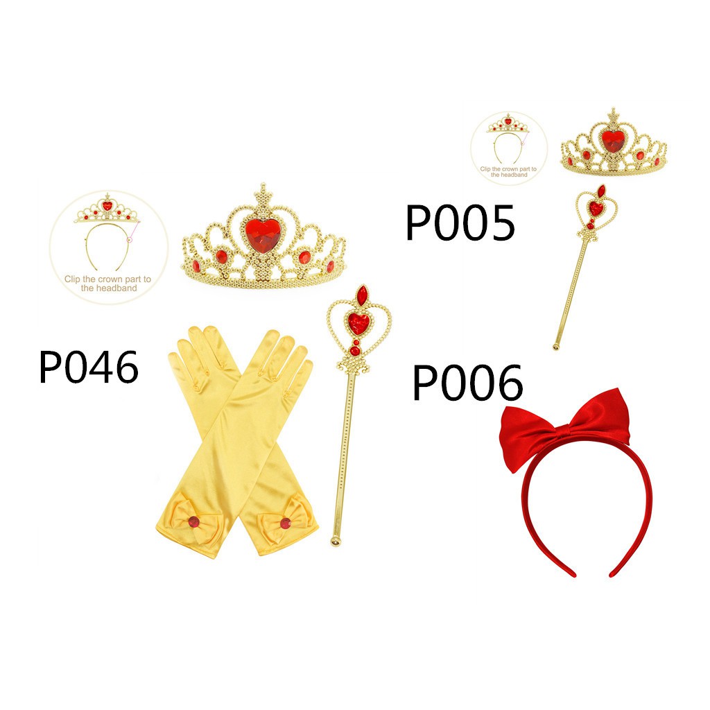 Chrismas Costume Sweet Snow White Princess Costume / Costume + Accessories for Girls Halloween Birthday Party Cosplay Gift