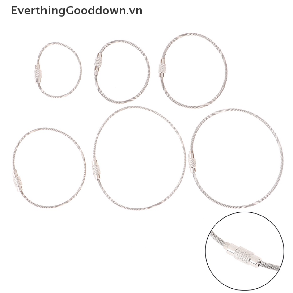 Dây Móc Khóa Bằng Thép Không Gỉ 20 Cái