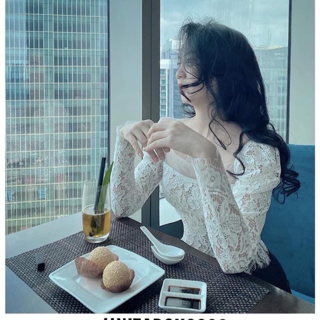 Áo ren tay dài sexy