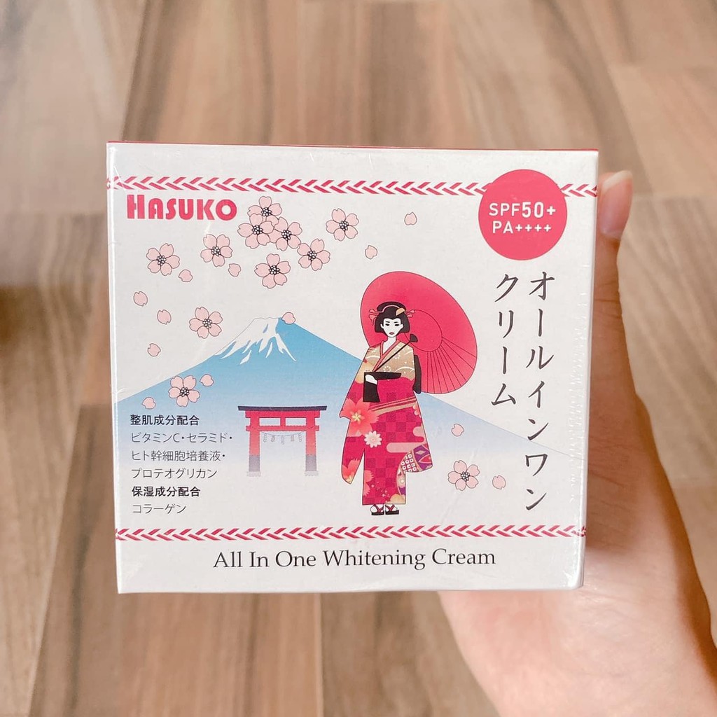 Kem Dưỡng Trắng Da, Chống Nắng Hasuko Nhật Bản - Ủ Trắng Toàn Thân | BigBuy360 - bigbuy360.vn