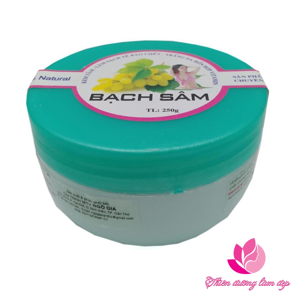 Kem tẩy tế bào chết, Trắng da toàn thân Z15 BẠCH SÂM - 250g