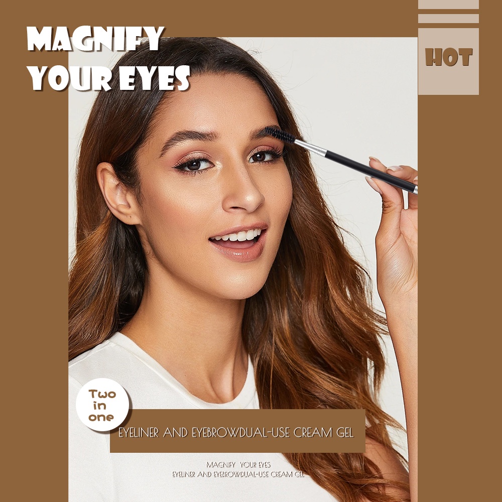 Gel kẻ mắt và lông mày SANIYE M250 chuyên nghiệp lâu trôi cao cấp với 5 màu lựa chọn 7g