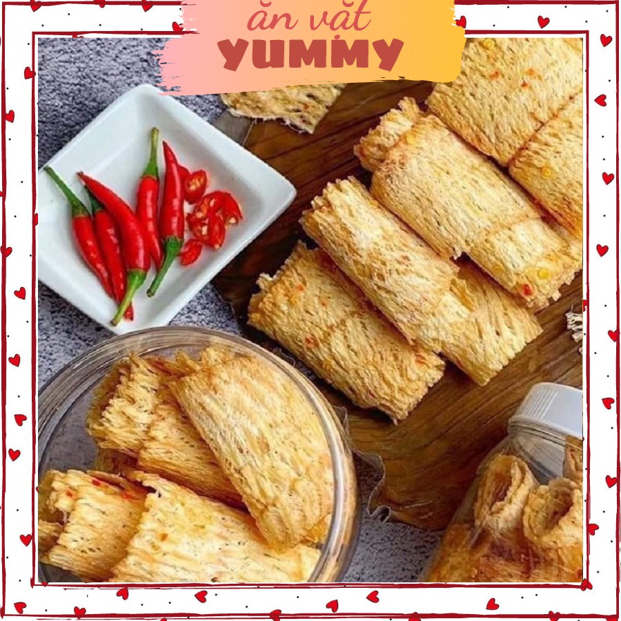 Mực Cán Tẩm Vị 300g Ăn Vặt Yummy [CÓ VIDEO] Hương Vị Đậm Đà Bao Ngon, Bao Hao Mồi
