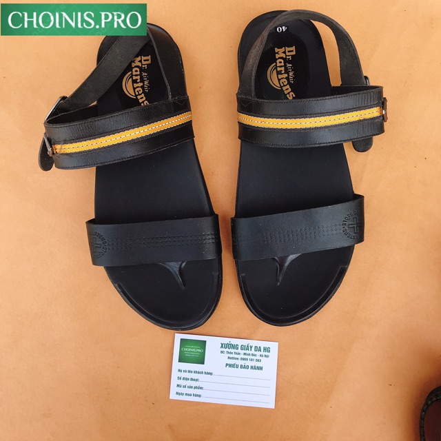 Dép da hai quai thế hệ mớiĐế cao su  Dép có quai hậu