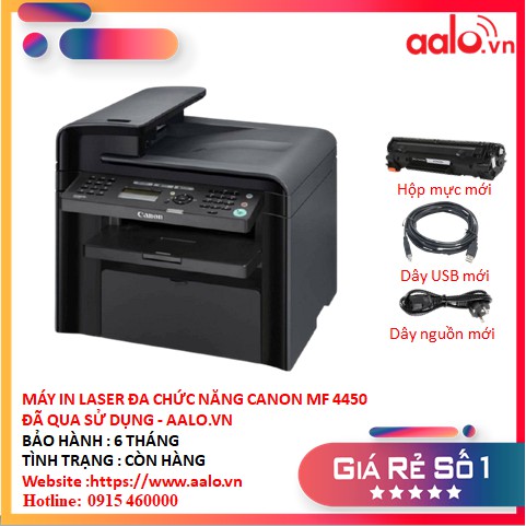 MÁY IN LASER ĐA CHỨC NĂNG CANON MF 4450 ĐÃ QUA SỬ DỤNG - AALO.VN