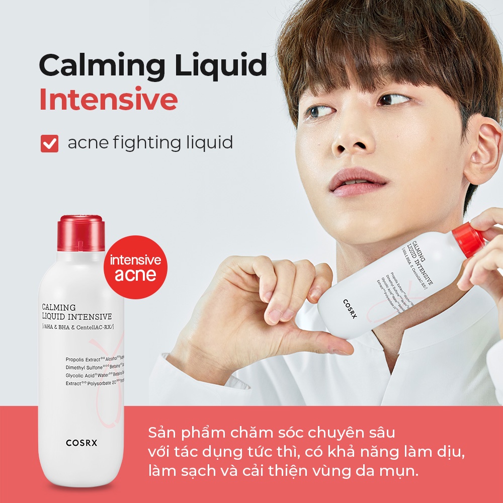 Nước hoa hồng  COSRX dành cho da mụn 125ml