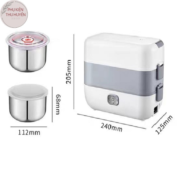 🔥𝑭𝑳𝑨𝑺𝑯-𝑺𝑨𝑳𝑬🔥 Hộp Cơm Cắm Điện Đa Năng Nấu Chín , Hâm Nóng Đồ Ăn Cao Cấp 2 Tầng,4 Bát Inox | BigBuy360 - bigbuy360.vn