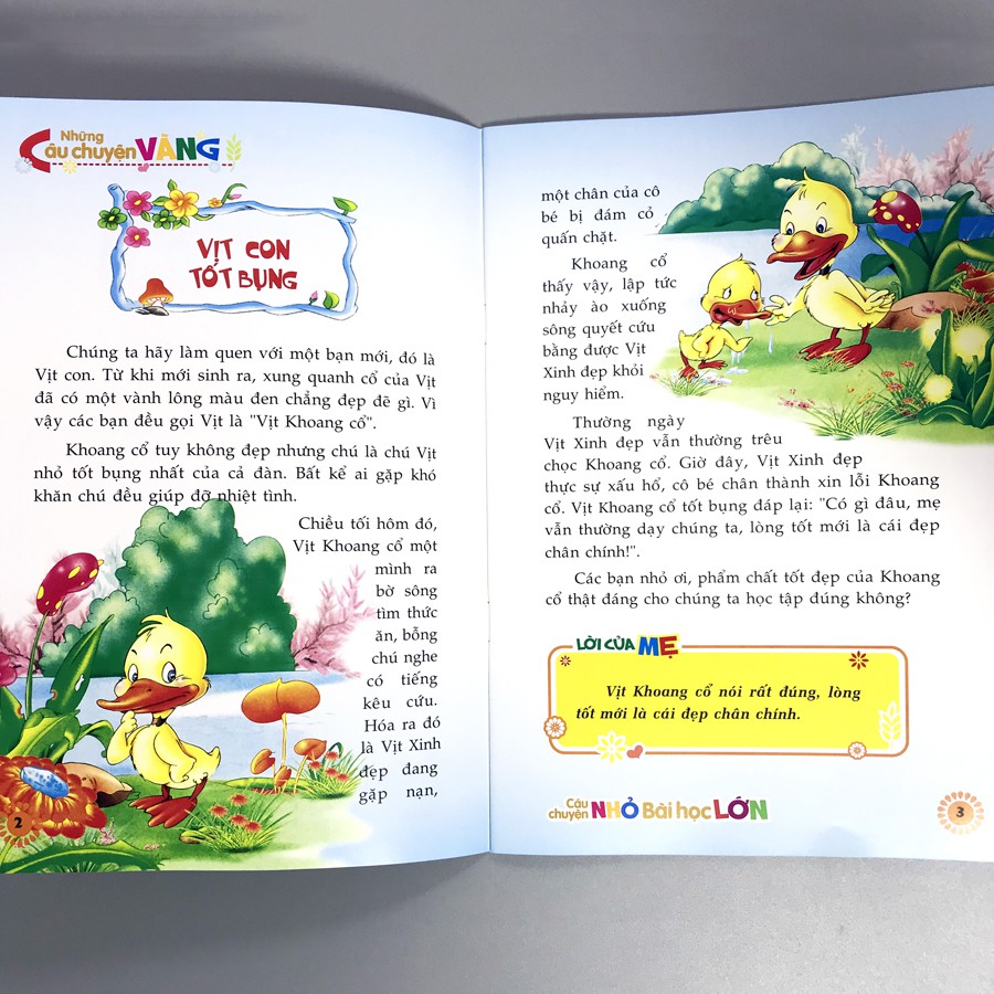 Sách - Những Câu Chuyện Vàng - Vịt Con Tốt Bụng | BigBuy360 - bigbuy360.vn
