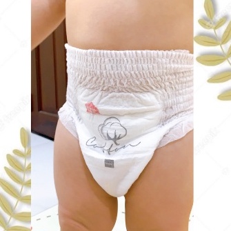 (Miếng dùng thử) Tã Bỉm Nội Địa Trung Homebaby cotton tự nhiên L39, Xl36, XXL33