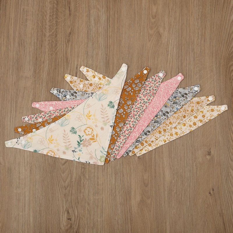 Yếm Ăn Cotton Mềm Mại Tiện Dụng Cho Bé Sơ Sinh