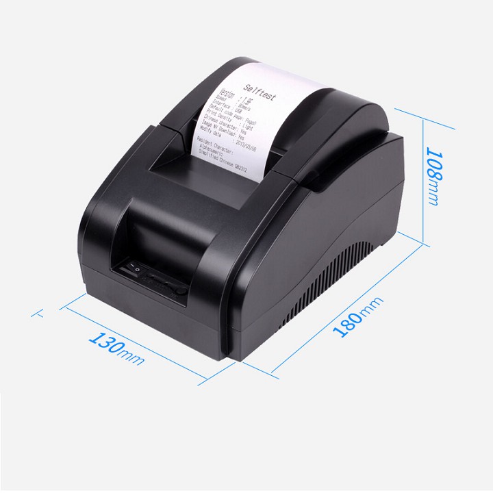 Máy In Hóa Đơn Xprinter 58IIH Tặng Kèm 01 Cuộn Giấy In Cao Cấp - Hàng Chính Hãng