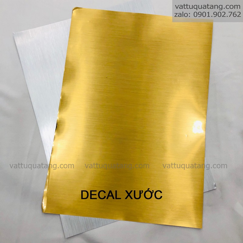 Decal 7 màu, gương, xước, bóng