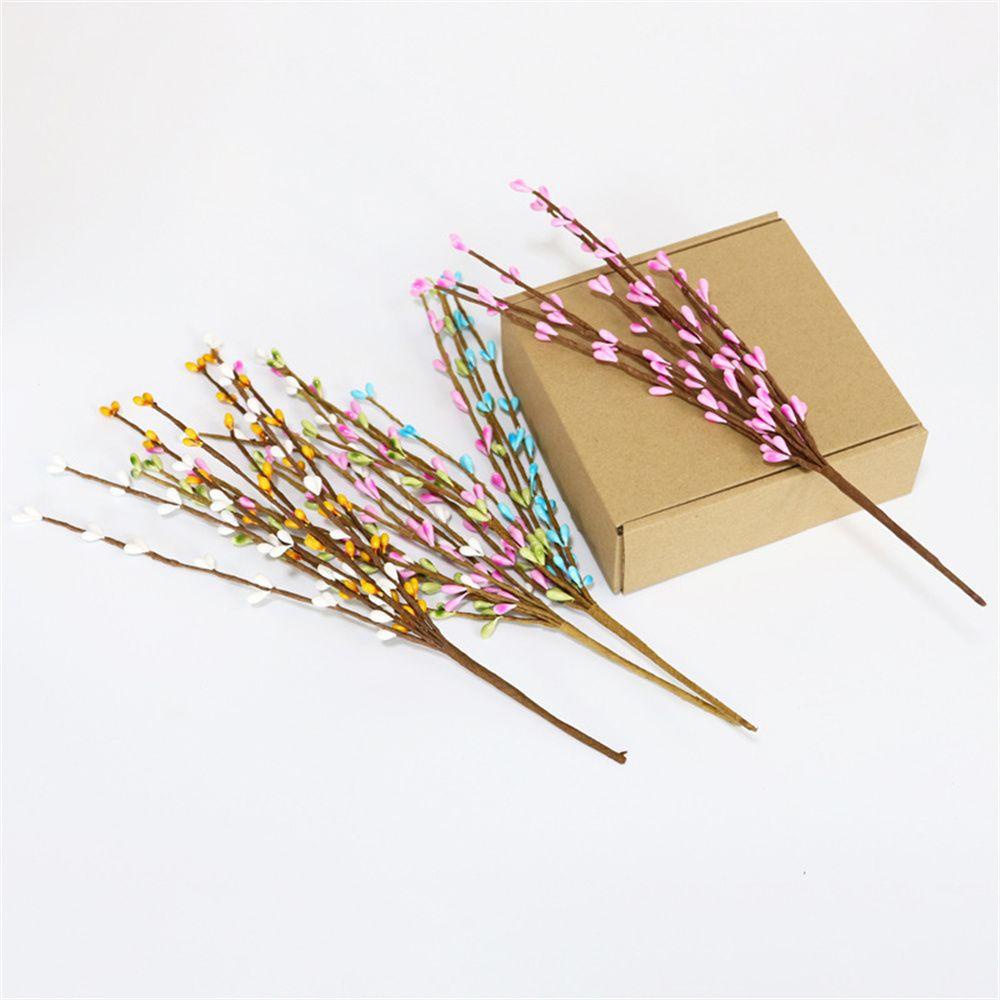 MUVAKO Nhánh Cây Hoa Giả Hình Trứng Phục Sinh Trang Trí Nhà Cửa