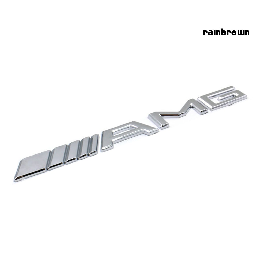 Miếng dán logo 3d trang trí xe hơi Benz Amg sành điệu