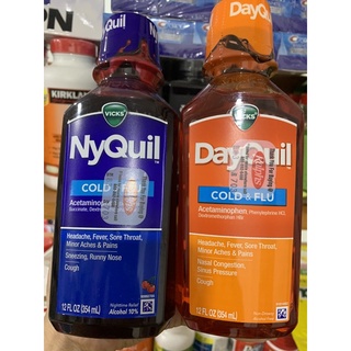 - Siro hocamsot DayQuil & NyQuil Powerful Cold & Flu Severe 1.06L của Mỹ (2 chai)