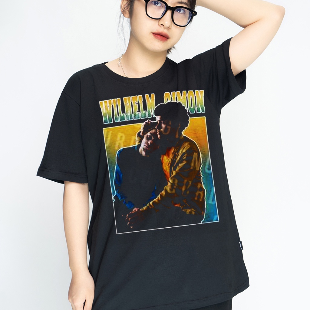 HuDl /Áo thun Wilhelm Simon trong phim young royals wright cổ tròn cotton phong cách streetwear vintage âu mỹ!