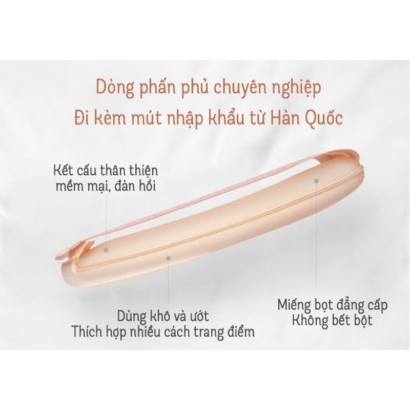 Phấn nước Cushion HEXZE cao cấp cho da dầu [tặng kèm lõi]