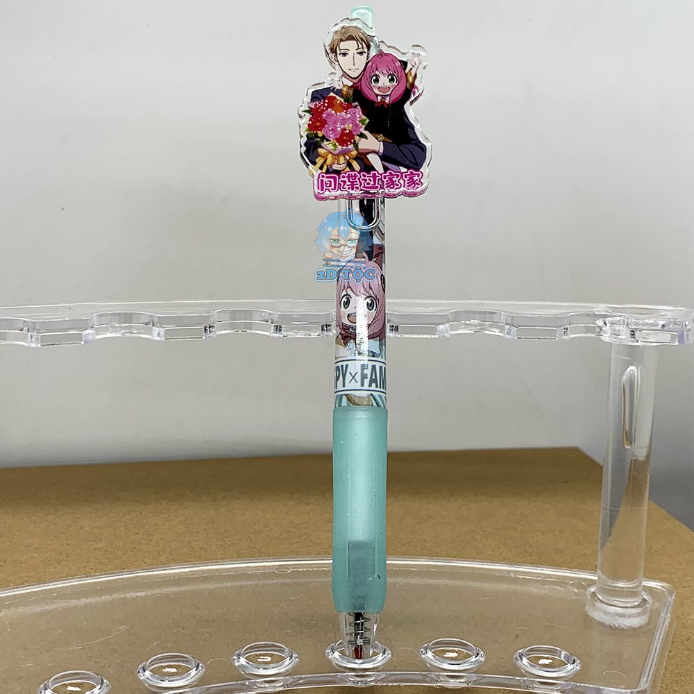 Bút Gel Anime Manga Spy x Family ngòi 0.5mm nhiều mẫu dạng bấm lò xo dành cho Wibu học sinh sinh viên - 2D Tộc Shop
