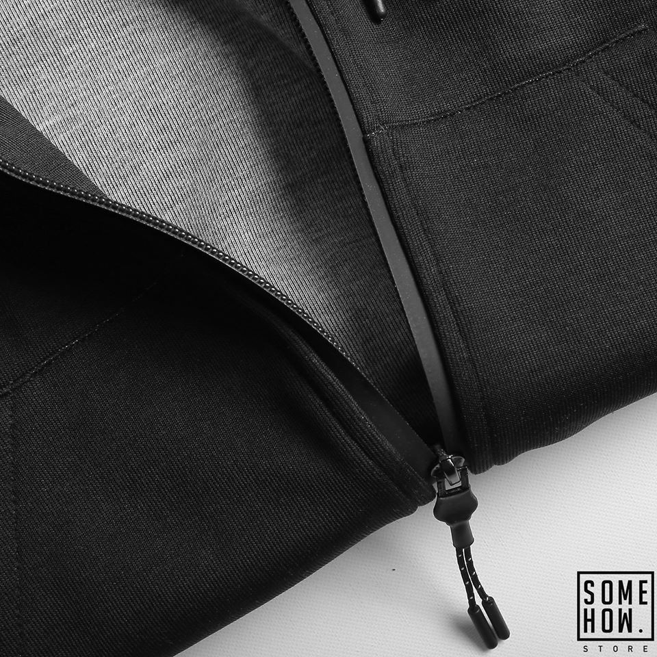 Áo Khoác Nam,Áo Khoác Có Nón Đen Nam INF ,Vải Thun Nỉ Co Giãn Form Regular AK002738, SOMEHOW | BigBuy360 - bigbuy360.vn