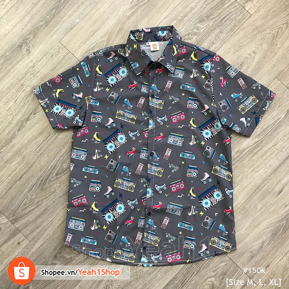 [Yeah1Shop]- Áo sơ mi máy nghe nhạc (SMHH)
