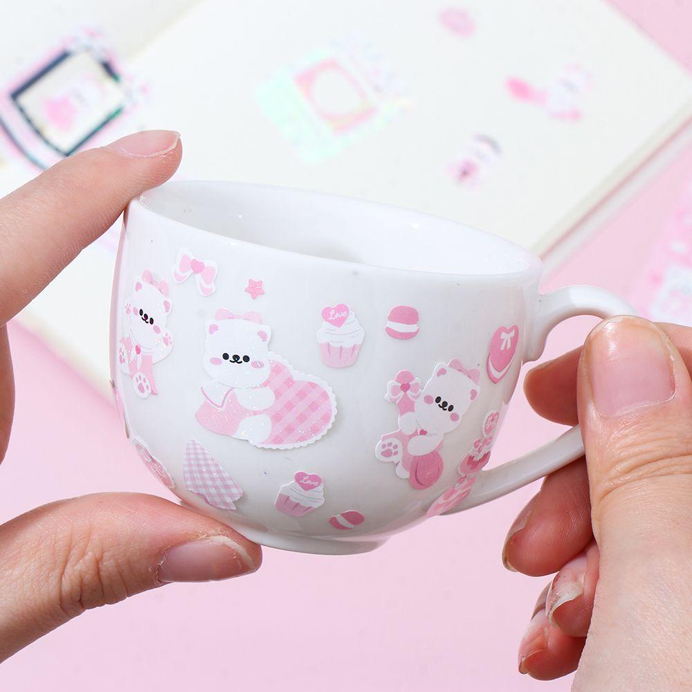 ZAIJIE24 Sticker Dán Khung Ảnh Hình Động Vật Nhiều Màu Sắc Dễ Thương