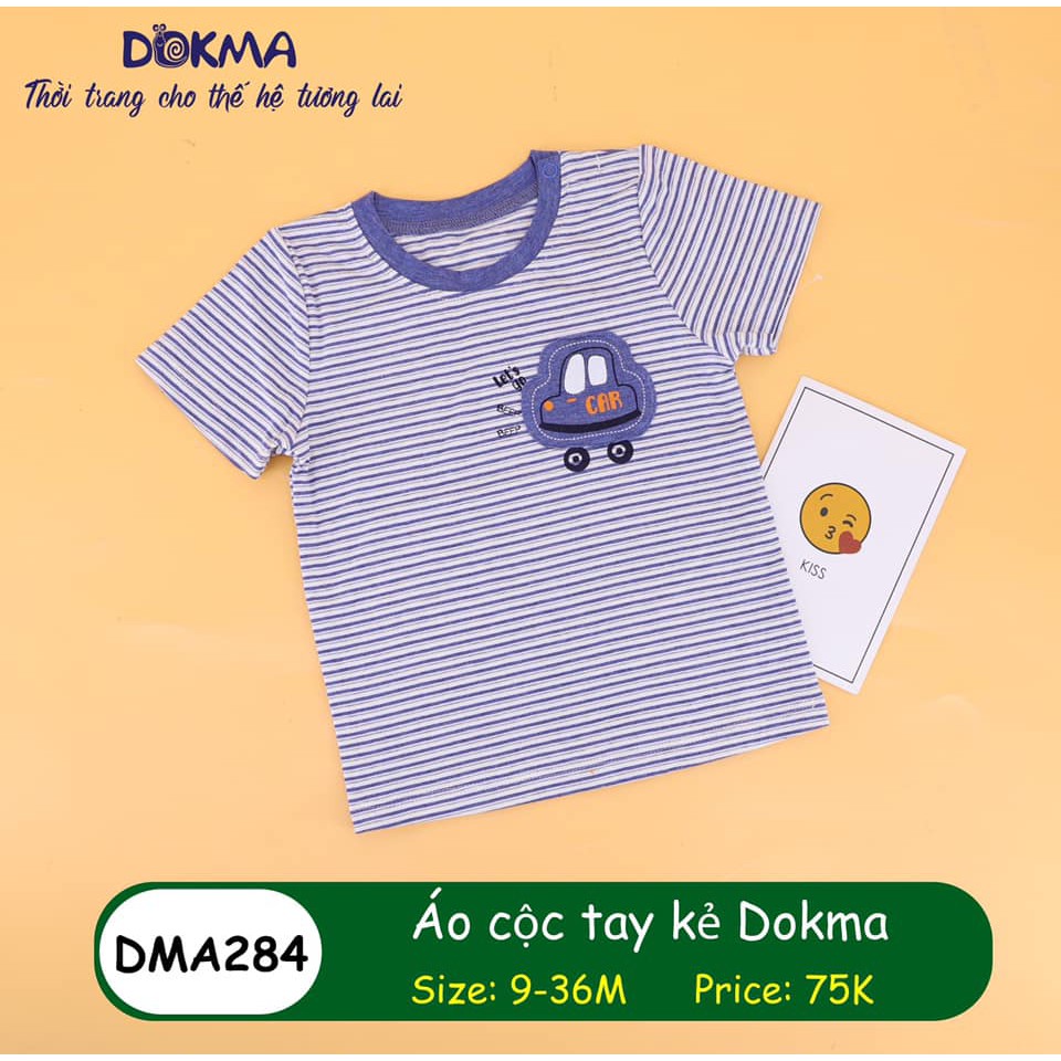 Áo cộc kẻ sọc Dokma DMA284