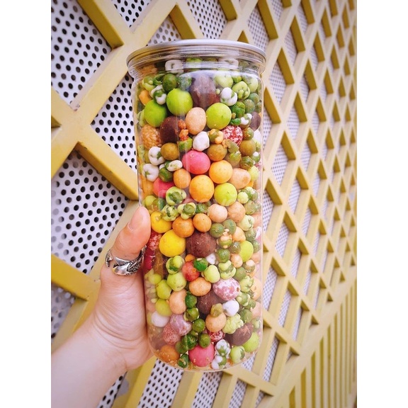 ĐẬU MIX VỊ LON 500GR[FREE SHIP] TỪ ĐƠN 50K, [Loại Đặc Biệt] Hàng ngon nhà làm