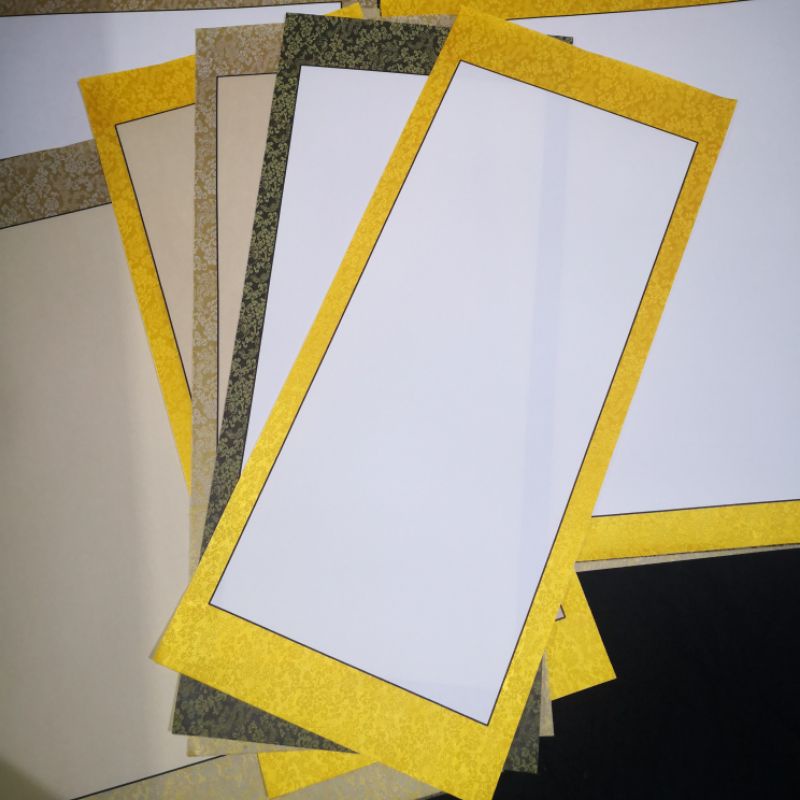 Biểu giấy lụa viết thư pháp