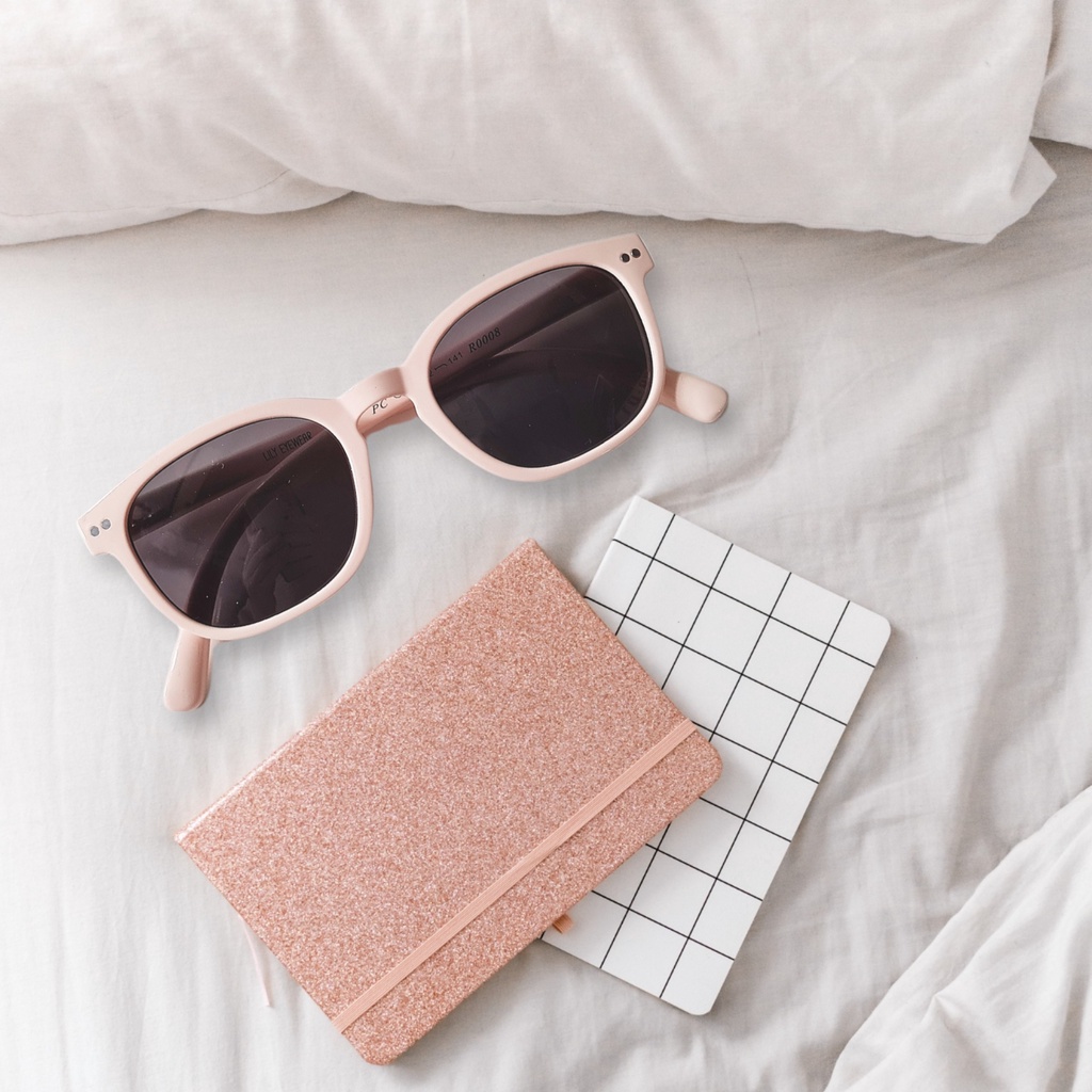 Kính mát nam nữ LILYEYEWEAR mắt vuông thời trang chống UV400 dễ đeo nhỏ gọn r0008