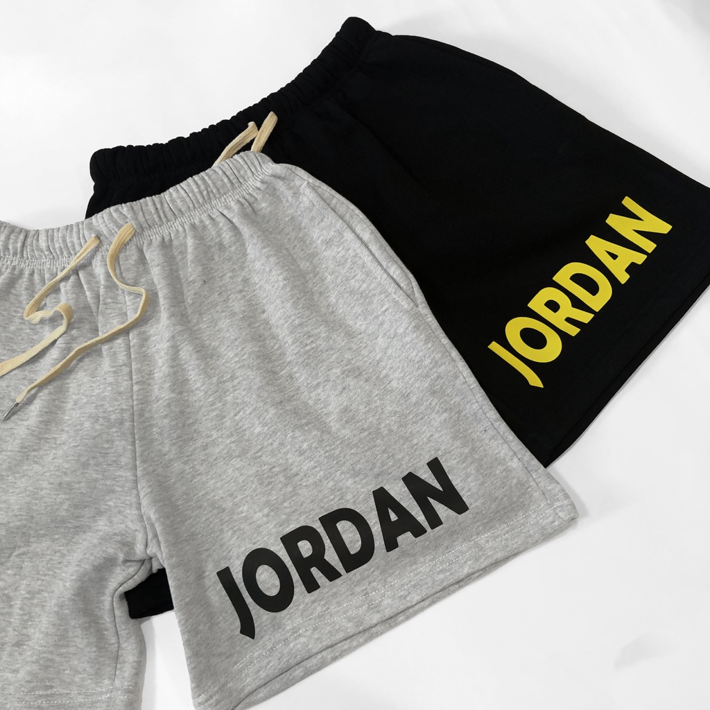 Quần short nỉ cotton NBA Jordan, quần nam nữ unisex , Zoeclothing