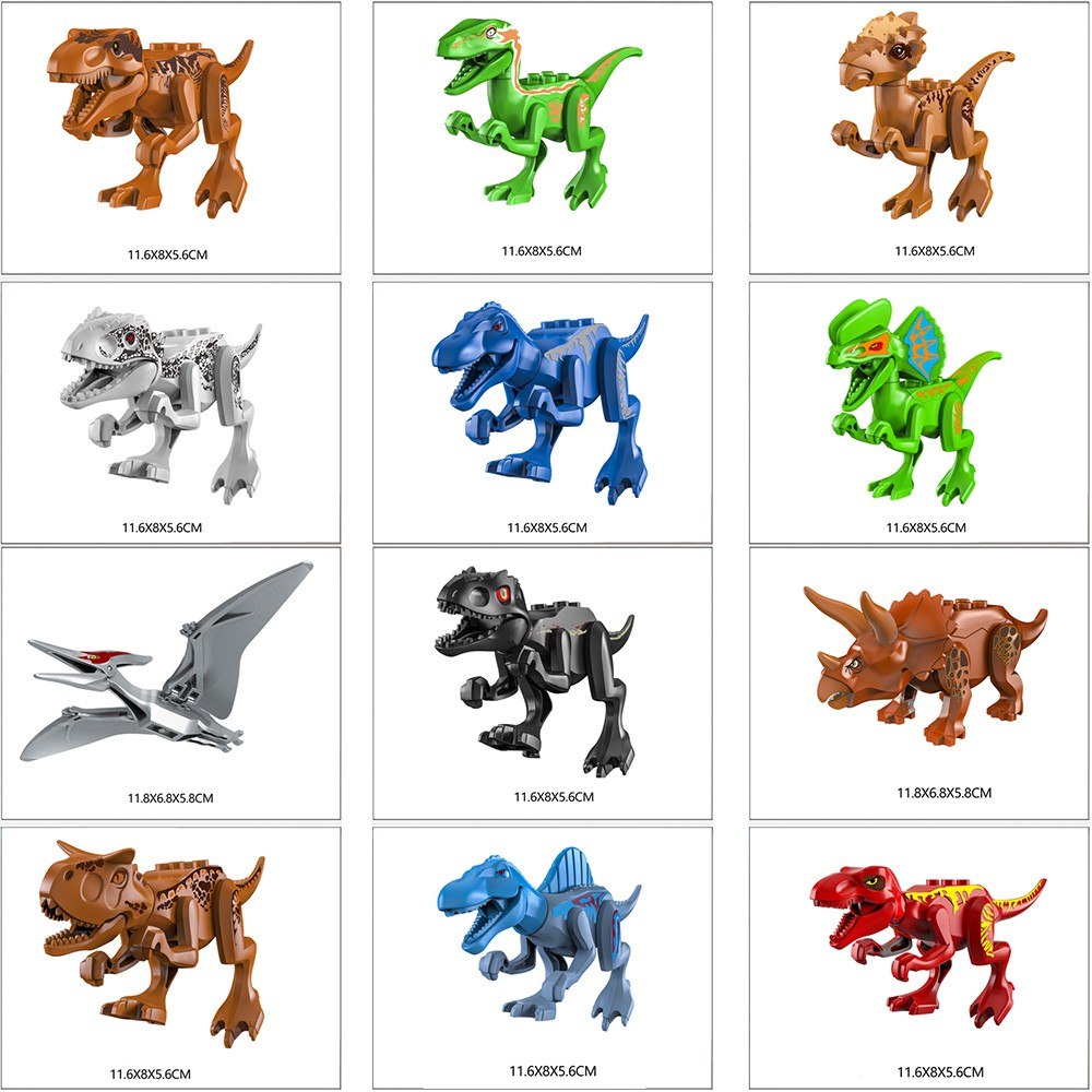 Lắp ráp mô hình đồ chơi Lego Khủng Long New4all Dinosauria Nhựa An Toàn Cho Bé