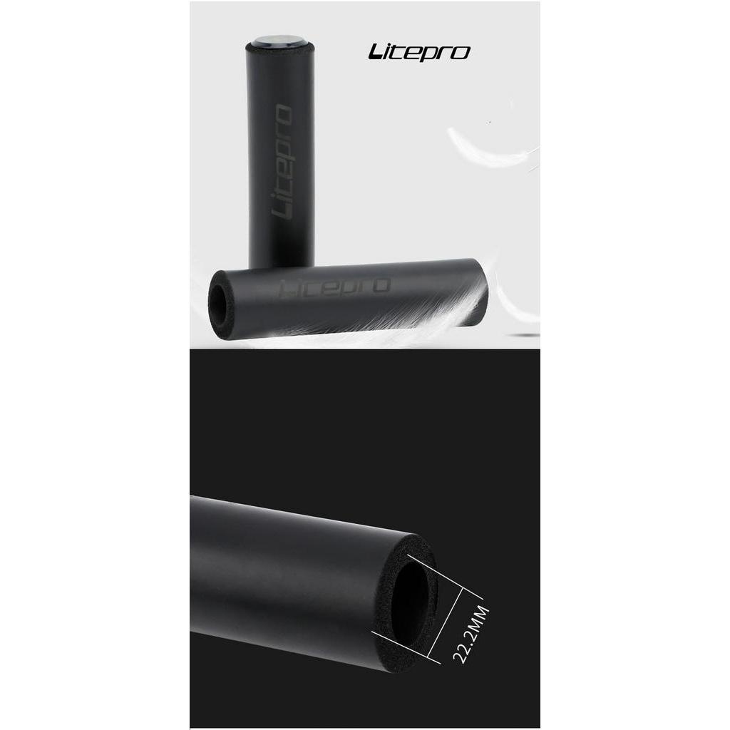 Vỏ bọc tay lái xe đạp leo núi LITEPRO silicone chống trượt 2.2mm