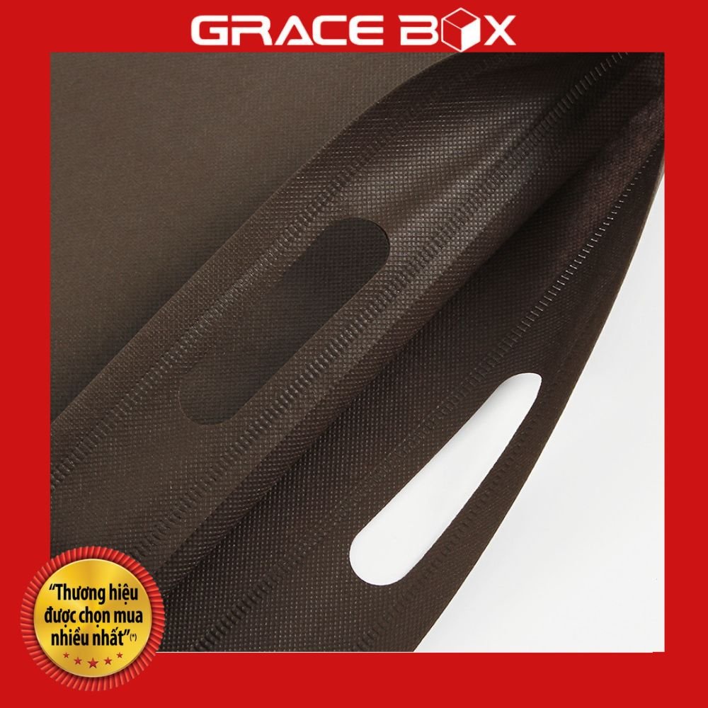Túi Vải Không Dệt Quai Hột Xoài Ép Biên Chắc Chắc - Siêu Thị Bao Bì Grace Box