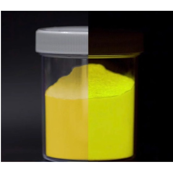 Bột Dạ Quang Hũ 40g Màu Vàng - Trường Thịnh Epoxy
