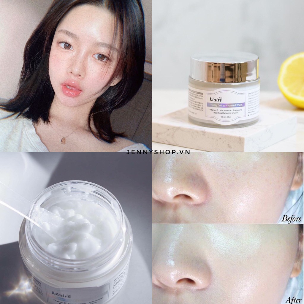 Mặt Nạ Ngủ Klairs Freshly Juiced Vitamin E Mask 90g