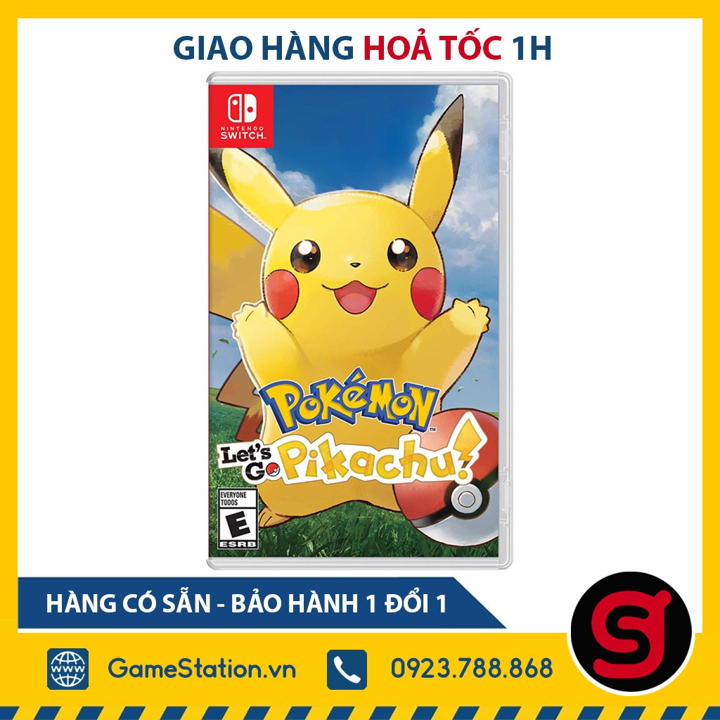 Game Pokemon: Let’s Go, Pikachu! - Cho Máy Nintendo Switch