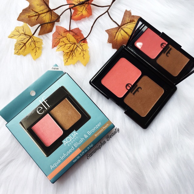 Kem Má Hồng & Tạo Khối pha nước ELF Aqua Infused Blush & Bronzer