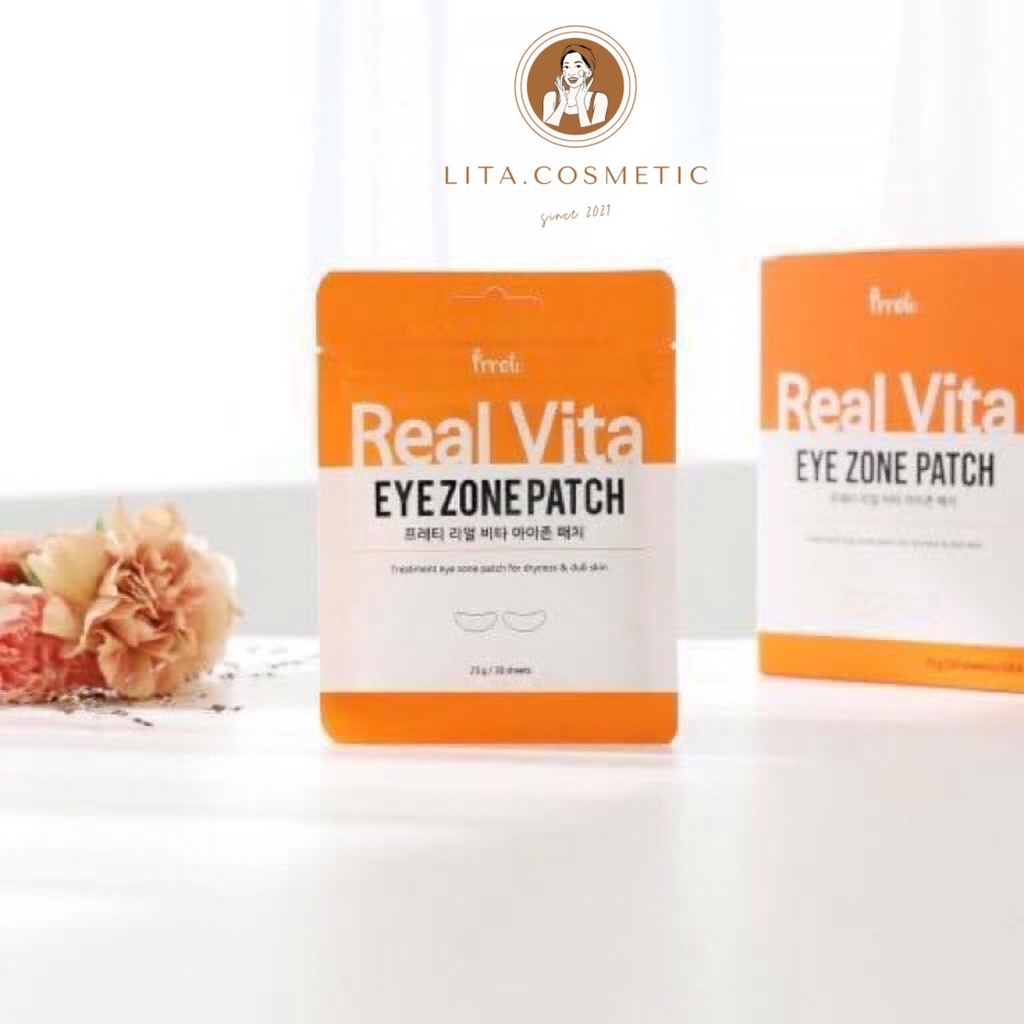 Mặt nạ mắt PRRETI Real Vita Eye Zone Patch