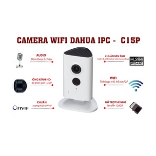 Camera không dây ip dahua c15p chính hãng