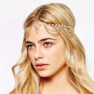 Bờm tóc bohemian - Vòng đội đầu head chain boho style