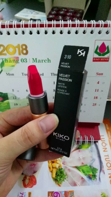 Son kiko velvet matte 304,305,307....đủ bill