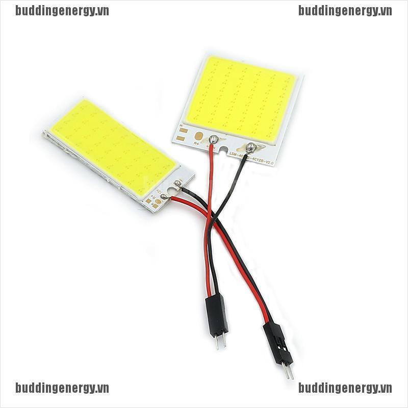 Bảng Đèn Led 36/48 Smd Cob 12v Ánh Sáng Trắng Dùng Để Trang Trí Nội Thất Ô Tô Tiện Dụng