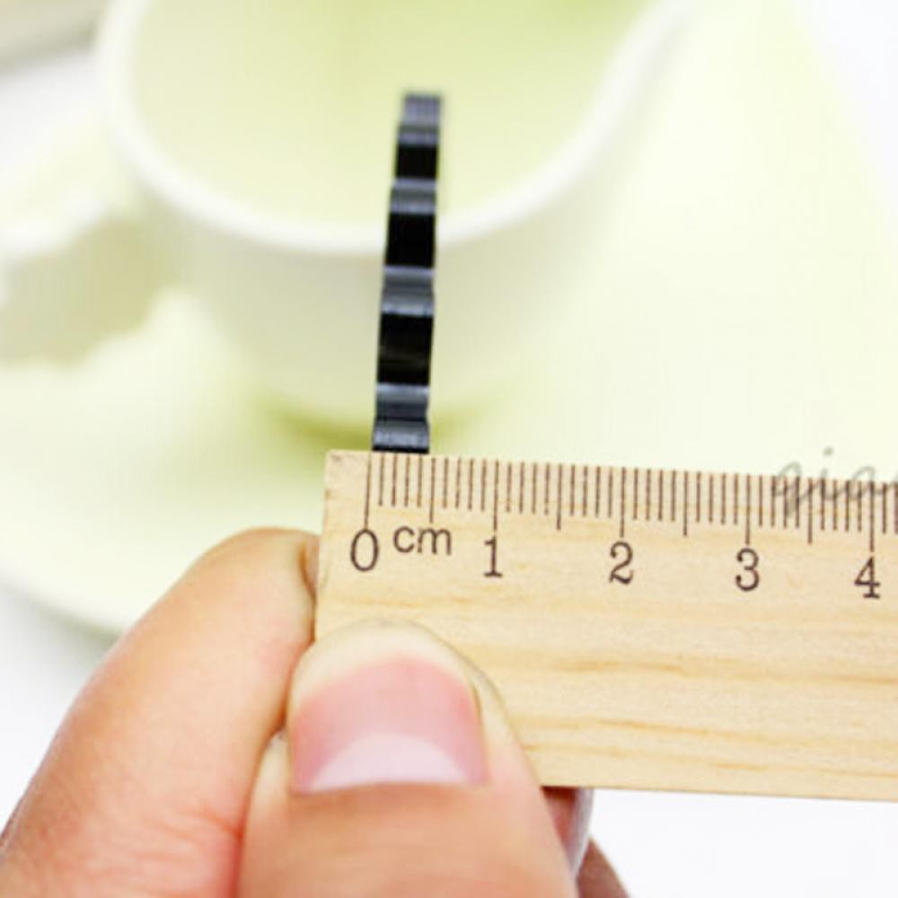 Cài tóc hợp kim bản nhỏ hình gợn sóng trẻ trung năng động